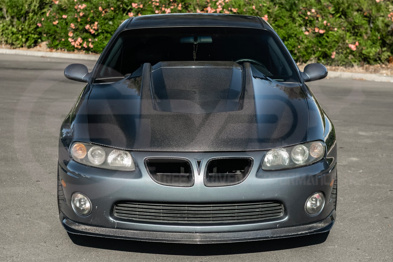 2004-2006 PONTIAC GTO | ZR1 STYLE CARBON FIBER FRONT VENTED COWL HOOD